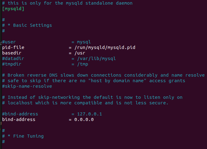mariadb-bind mariadb-bind